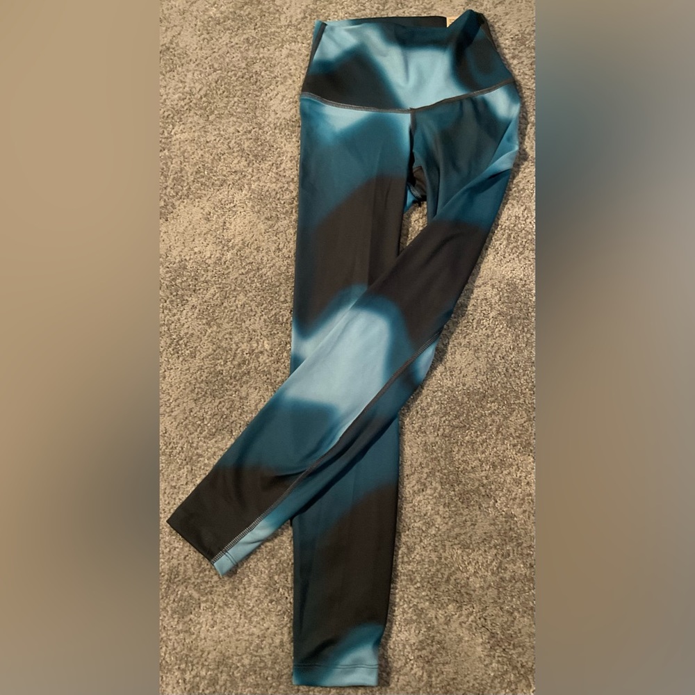 multi color blue xs nike yoga leggings